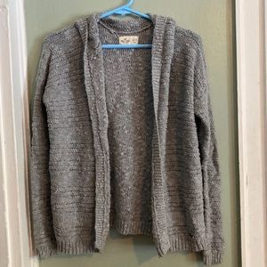 Hollister Hooded Cardigan Sweater